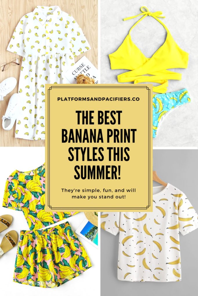 Banana Print Outfit Look Book 6.19 Hanna J Jones