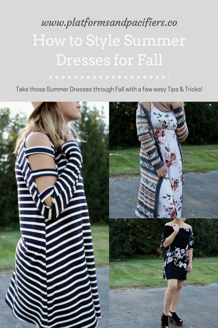 Styling a Summer Dress for Fall! - Hanna J Jones