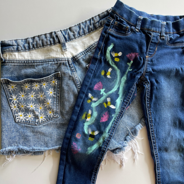 Summer DIY Idea – Painted Denim!